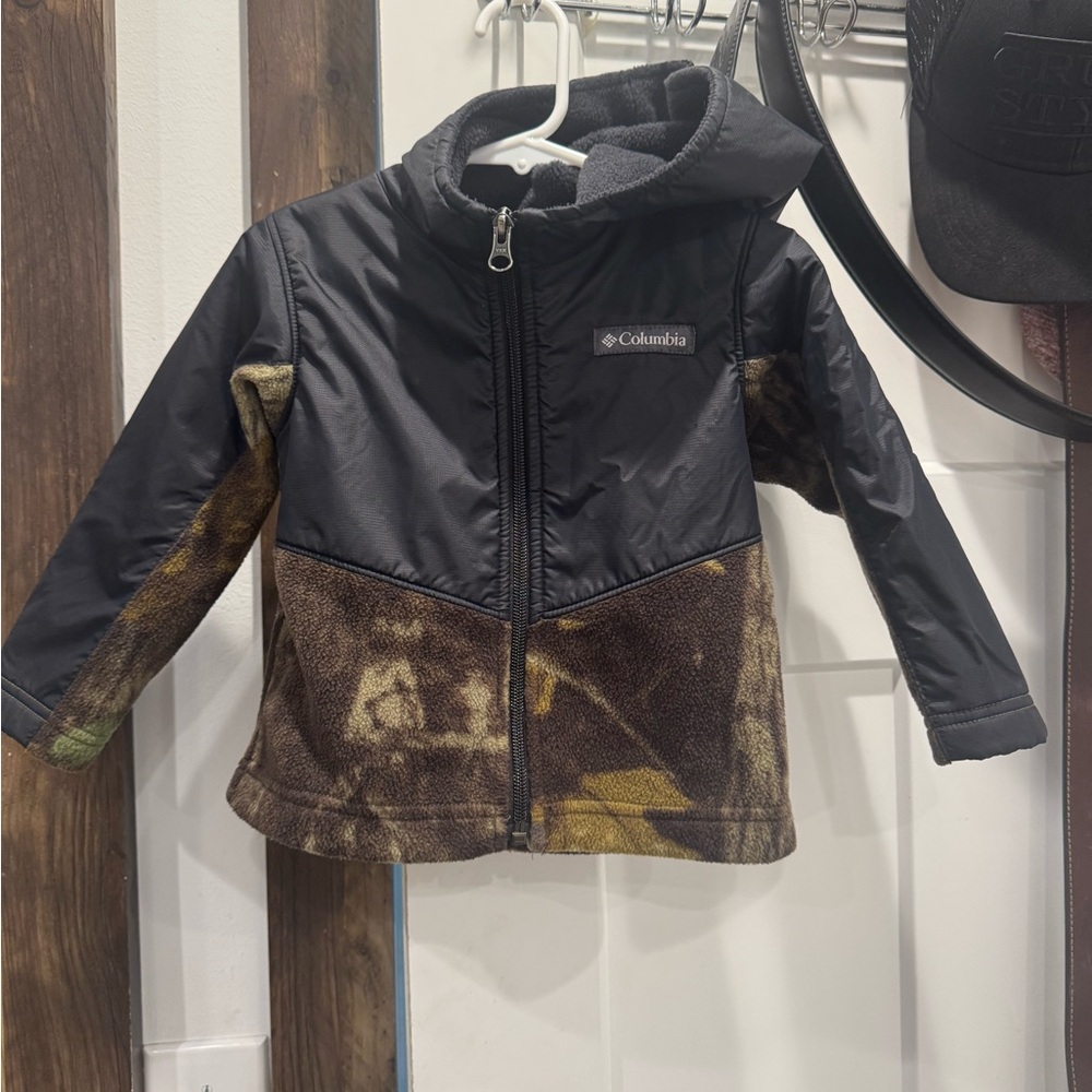 Columbia Camo/Black Hooded Jacket